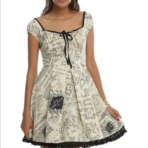 Harry Potter marauders map dress